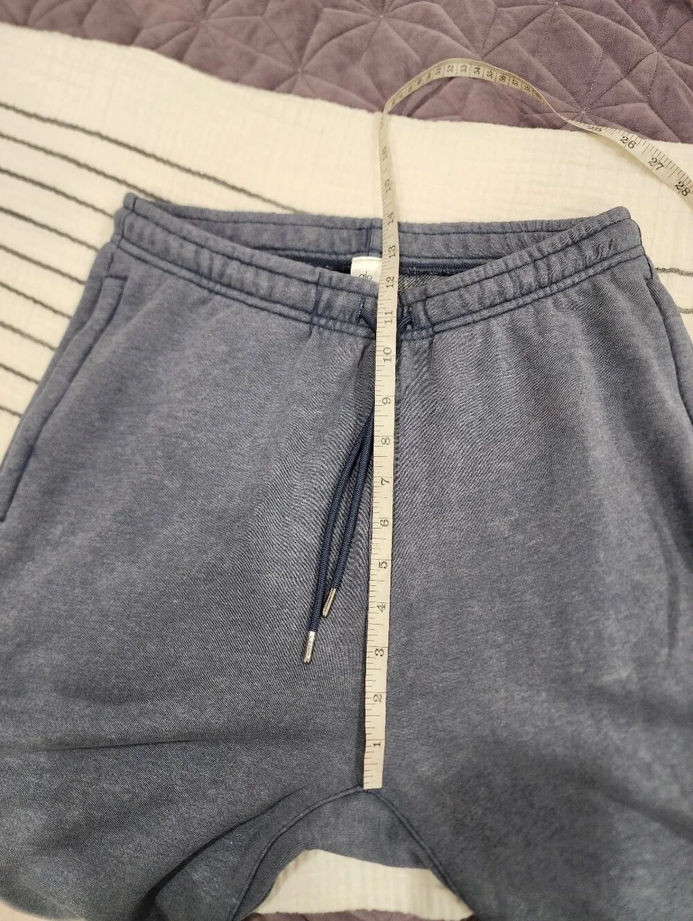 Alo Yoga Chill Sweatpants Vintage Bluestone Blue Joggers Small S Unisex